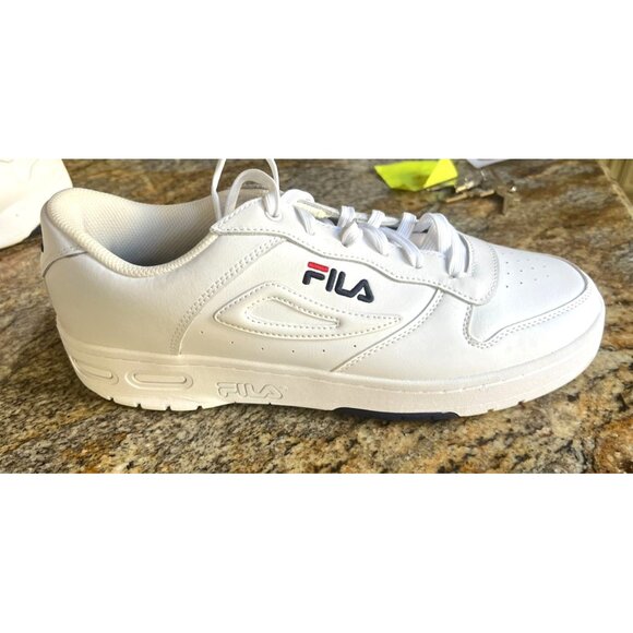 Fila Mens White Lace-Up Athletic Sneakers - Picture 2 of 6